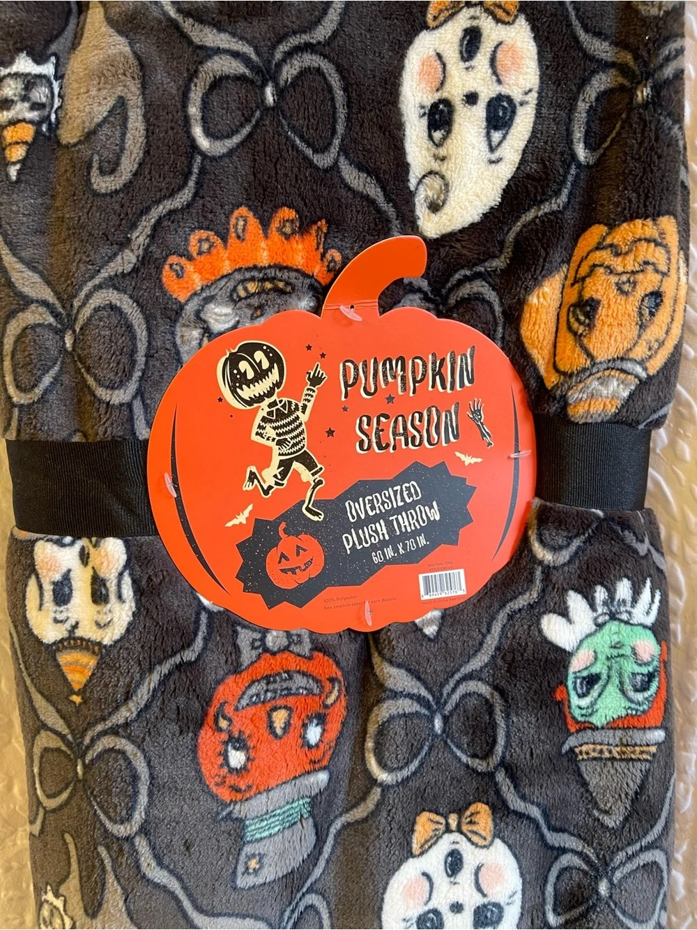 Pumpkin Season Oversized Throw Johanna Parker Inspired Design - NWT **
